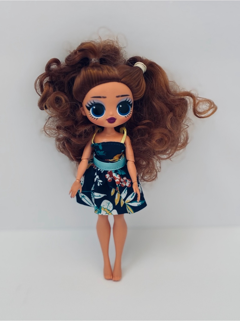 Lol Suprise OMG Fashion Doll 9"  Ginger Hair Floral Dress